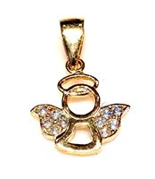 Pendente CP gioielli Bambino 9K in Oro giallo Cubic Zirconia 9K ANGELO ZIRC 0.60 G